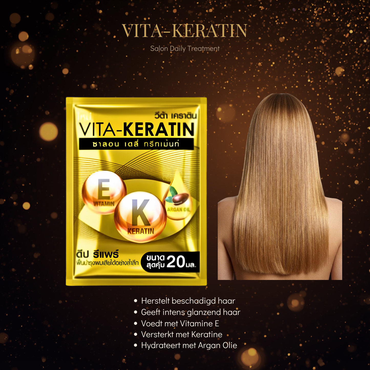 Vita Keratin met Argan Oil - Haar Masker
